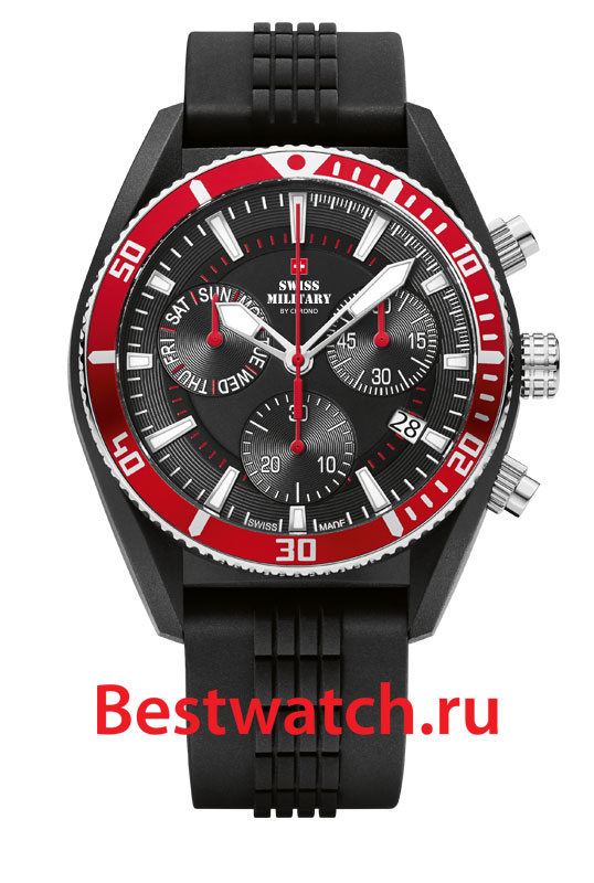 Часы Swiss Military Кварцевые хронографы SM34045.04